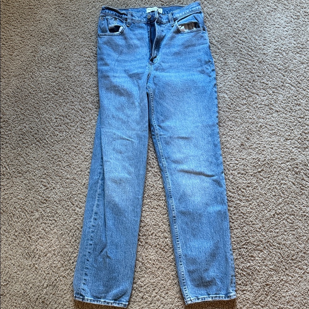 Abercrombie & Fitch Light Blue High Rise Jeans